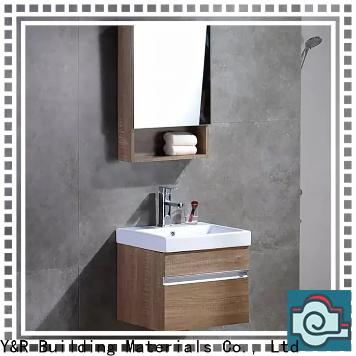 Y&r Furniture pvc bathroom mirror cabinet for business1 1