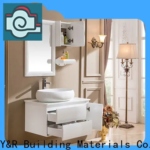 China pvc bathroom cabinet with mirror Suppliers 1
