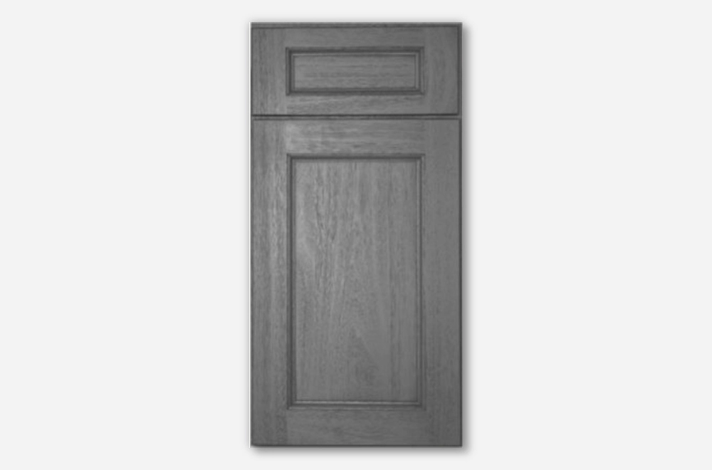 Gray Recessed Panel cabinet 1