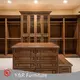 Custom Walk in Closet Maple/Oak/Solid Wood/MDF/melaminated Particle Board/PVC/ Polywood - - Y&R Furniture 1