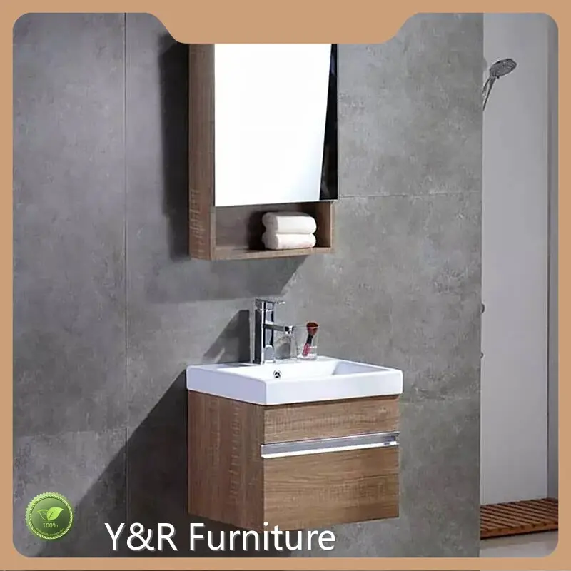 Bathroom Wash Basin Cabinet Maple/Oak/Solid Wood/MDF/melaminated Particle Board/PVC/ Polywoodfactory 1