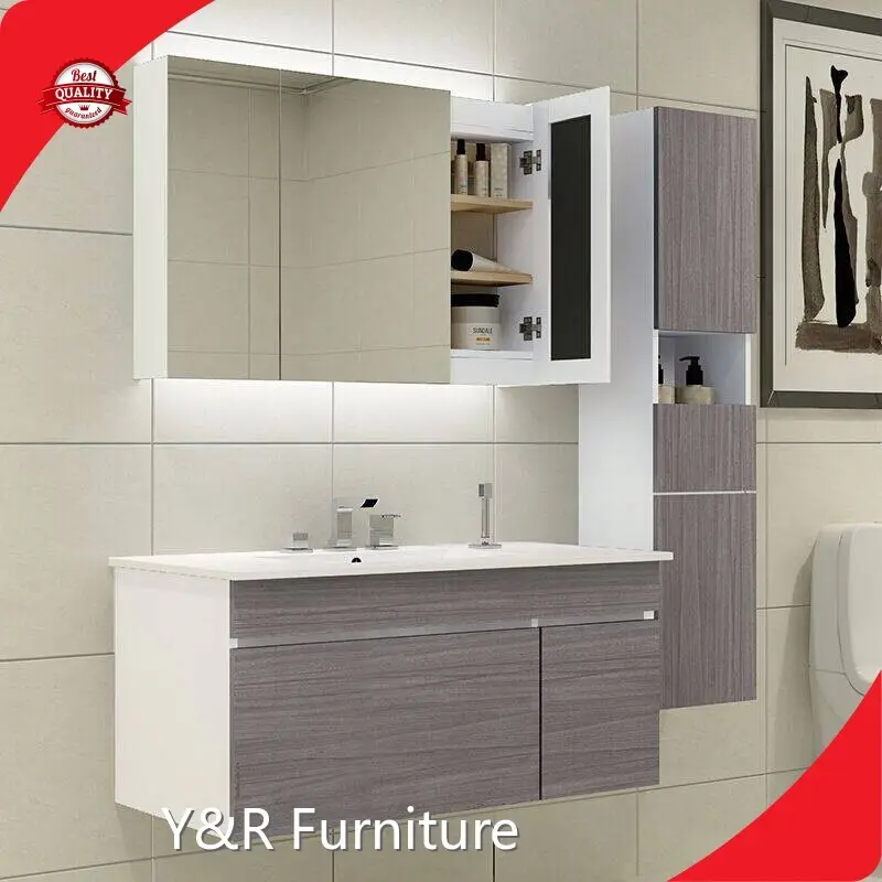 High-qualitybathroom Vanity Manufacturer 20-45 Days Maple/Oak/Solid Wood/MDF/melaminated Particle Board/PVC/ Polywood 1