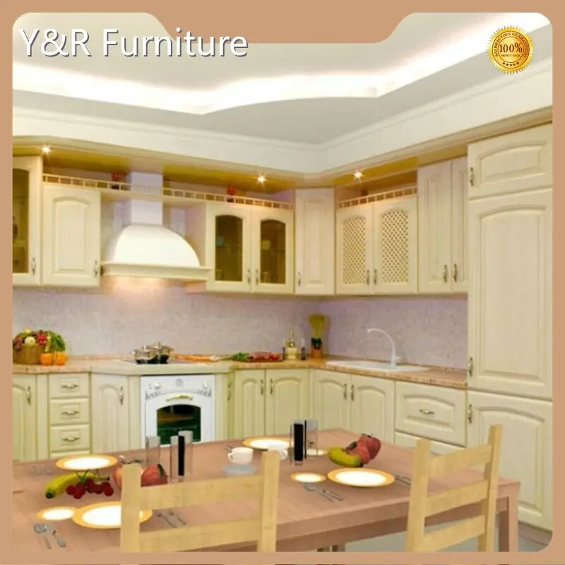 Wood Modern Wood Kitchen Cabinets Vendor Maple/Oak/Solid Wood/MDF/melaminated Particle Board/PVC/ Polywood 1