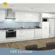 Qualitymodern Kitchen Dark Wood Maple/Oak/Solid Wood/MDF/melaminated Particle Board/PVC/ Polywood L/C 1