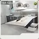 Contemporary Kitchen Wood Cabinets Suppliers Maple/Oak/Solid Wood/MDF/melaminated Particle Board/PVC/ Polywood 1