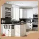 Professional Dark Wood Modern Kitchen Factory Price 1