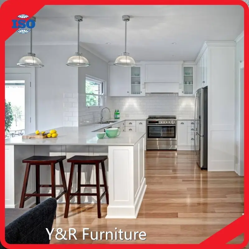 Bestmodern Dark Wood Kitchen Cabinets Maple/Oak/Solid Wood/MDF/melaminated Particle Board/PVC/ Polywood Assemble Or Knock Down. 1
