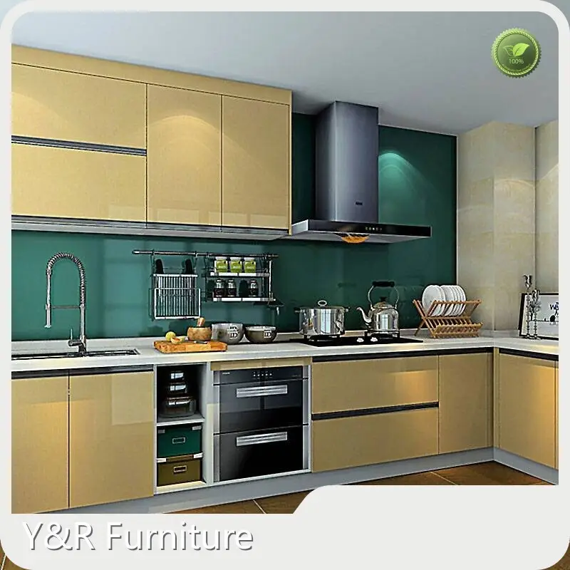 Y&R Furniture Modern Kitchen Furniture Assemble Or Knock Down Modern Kitchen Furniturefactory Price 1