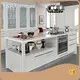 Modern Rustic Wood Kitchen Cabinets L/C by Y&R Furniture 1