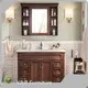 Bathroom Vanity Maple/Oak/Solid Wood/MDF/melaminated Particle Board/PVC/ Polywood Assemble Or Knock Downprice 1