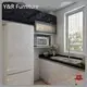 New Modern Wood Grain Kitchen Cabinets Suppliers 1