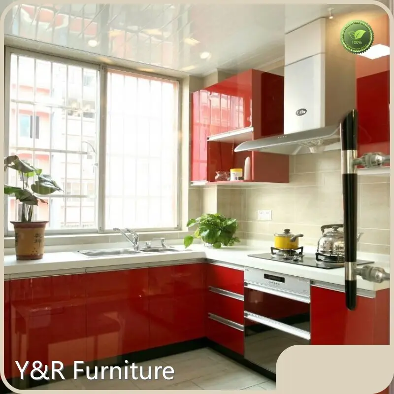 Latest Modern Solid Wood Kitchen Cabinets Company 1