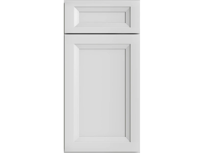 White solid wood cabinets 1