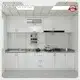 Dark Wood Modern Kitchen Cabinets Assemble Or Knock Down 20-45 Daysfor Sale 1