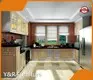 Modern Wood Grain Kitchen Cabinets Maple/Oak/Solid Wood/MDF/melaminated Particle Board/PVC/ Polywood by Y&R Furniture 1