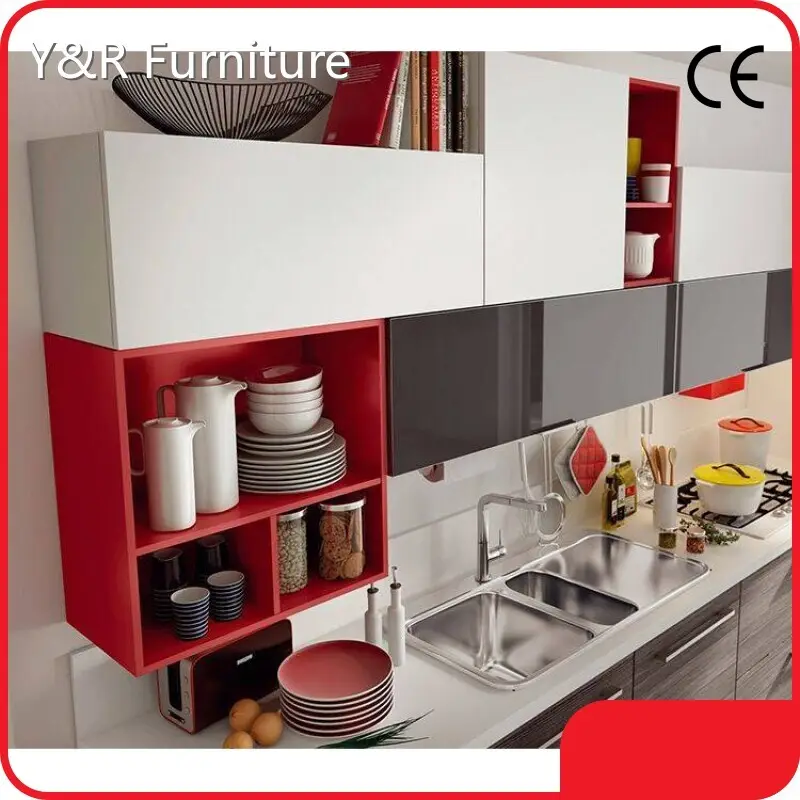 Y&R Furniture Dark Wood Kitchen Cabinets Modern Assemble Or Knock Down Dark Wood Kitchen Cabinets Modernsuppliers 1