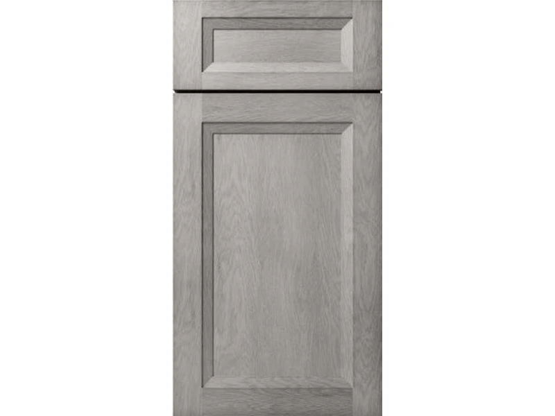 Mist Gray Solid Wood Cabinets 1