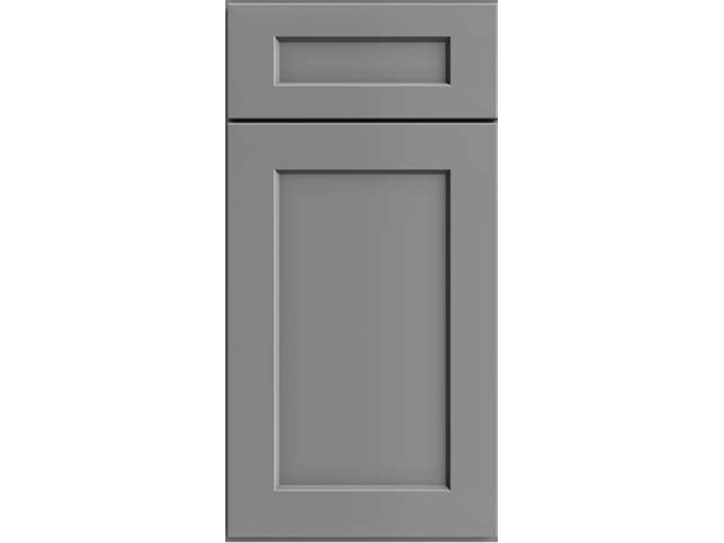 Gray shaker cabinets 1