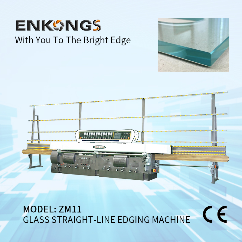 Glass straight-line edging machine ZM11 2