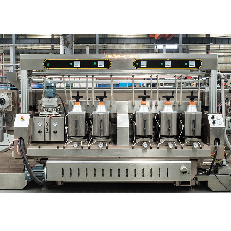 SM12 Glass Double Round Edger Line Mitering Beveling Washing Drilling Notching Engraving Working Polishing Processing Sandblasting Sandbelt Edging Machinery 3