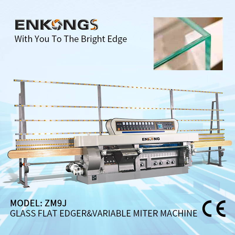 Glass Flat Edger&Variable  Miter Machine | Enkong Glass Machinery Manufacturer 2