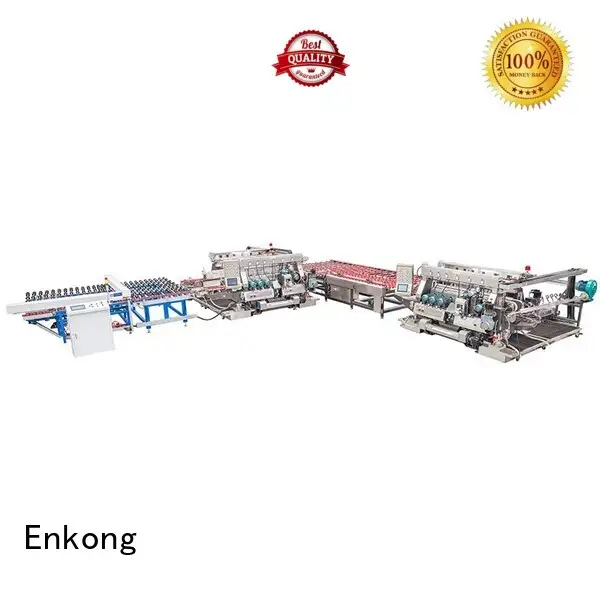 glass double edger machine straight-line Enkong Brand company 1