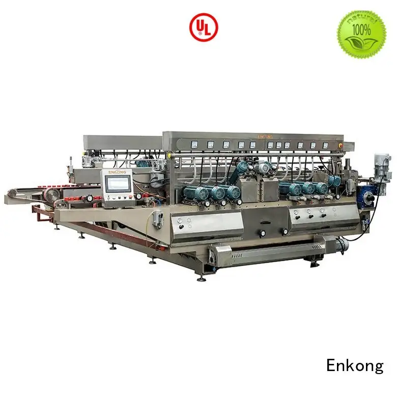 glass double edger straight-line edging Enkong Brand company 1