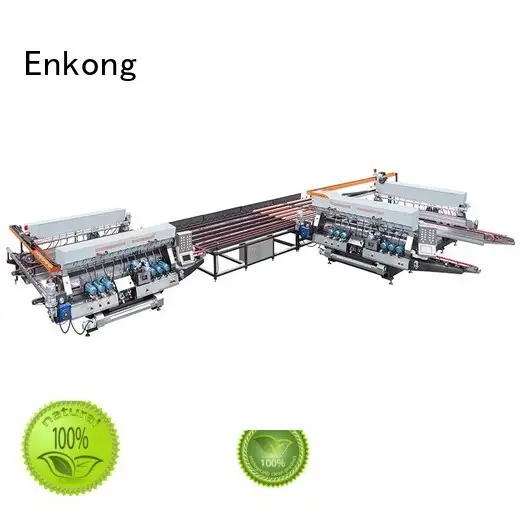 machine production double Enkong Brand glass double edger manufacture 1