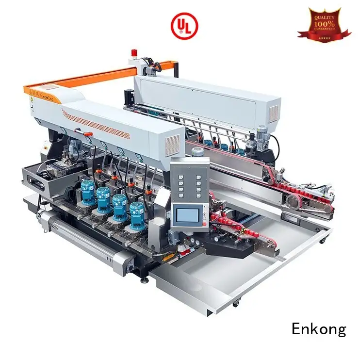 production glass round edging Enkong Brand double edger supplier 1