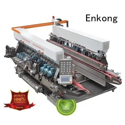 glass double edger edging speed round Enkong Brand company 1