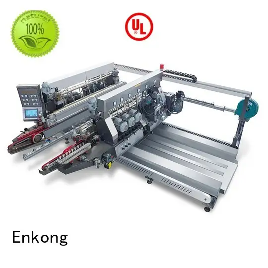Hot glass double edger edging Enkong Brand straight-line
 glass 1