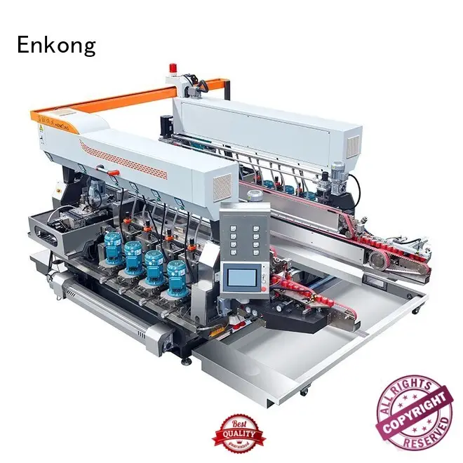 glass Custom round machine double edger Enkong double 1