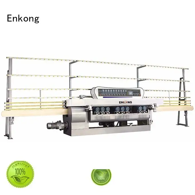 machine glass glass beveling machine straight-line Enkong company 1