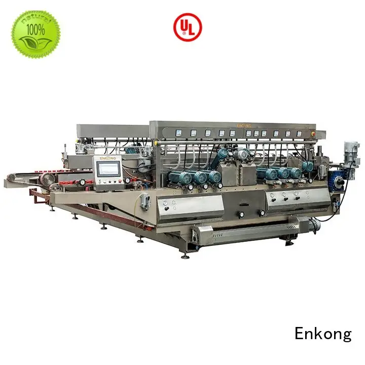 glass round machine Enkong Brand glass double edger manufacture 1