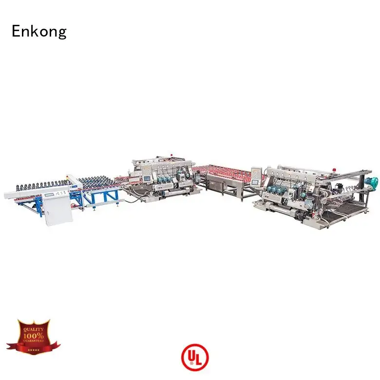Enkong Brand straight-line production glass double edger speed supplier 1