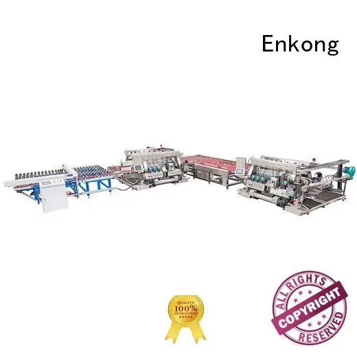 glass double edger production Enkong Brand double edger 1