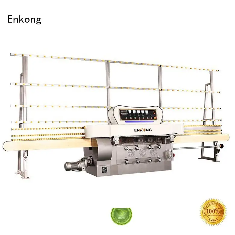 straight-line
 Quality Enkong Brand glass edge polishing machine for sale machine edging
 pencil
 glass 1