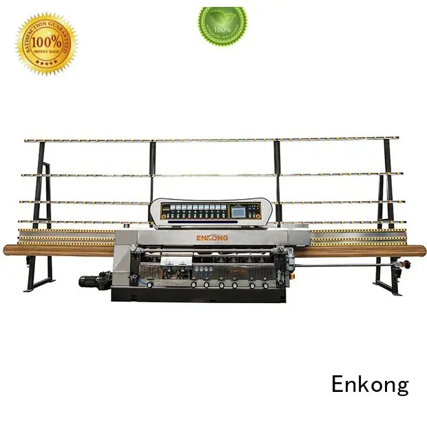 glass edge polishing machine for sale straight-line glass glass edge polishing machine Enkong Brand 1