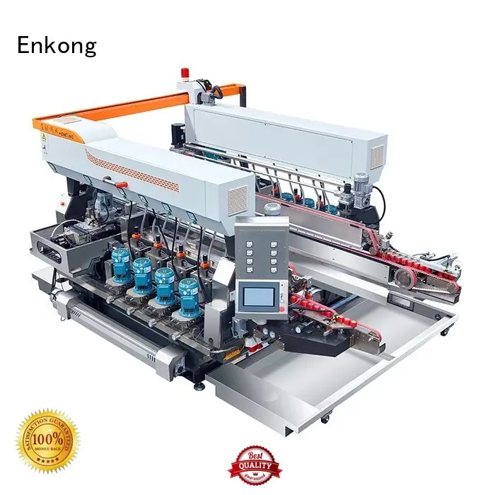 Hot straight-line double edger glass round Enkong Brand 1