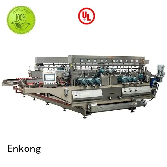 double straight-line double edger glass Enkong company 1
