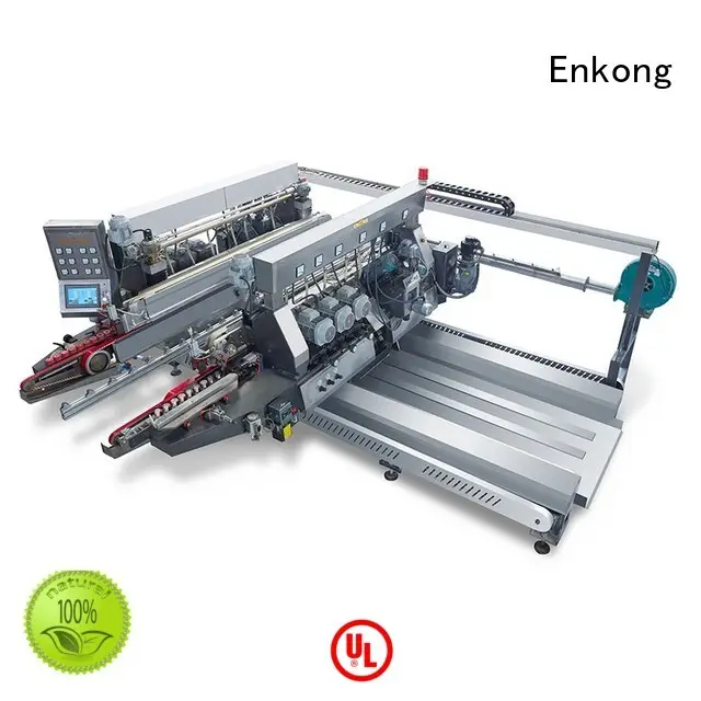 Hot production glass double edger straight-line Enkong Brand 1