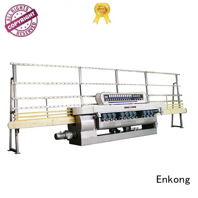 straight-line Custom machine straight line glass beveling machine Enkong glass 1