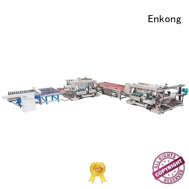 line production glass glass double edger Enkong manufacture 1