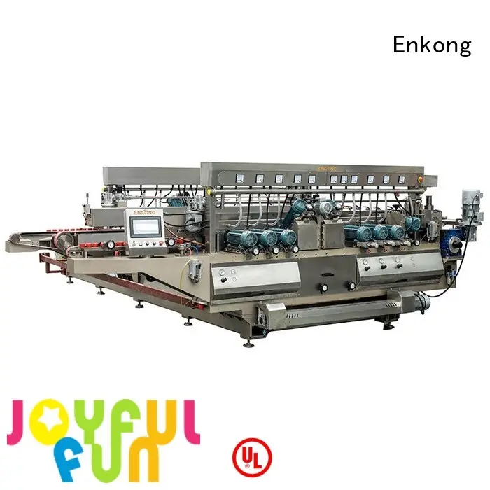 glass line machine round glass double edger Enkong Brand 1