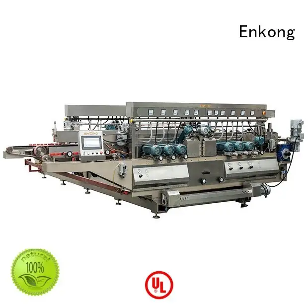 Enkong Brand round production edging custom glass double edger 1