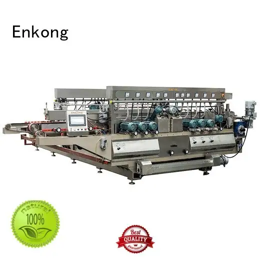 Enkong Brand production double edging glass double edger line 1