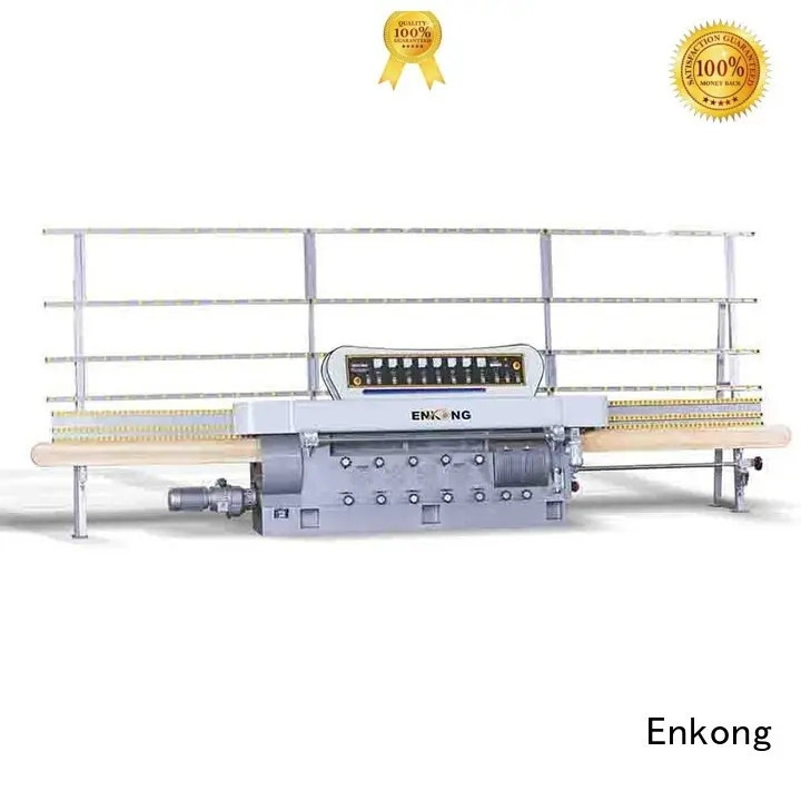 edging straight-line Enkong Brand glass edge polishing machine for sale factory 1
