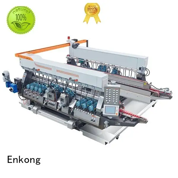 glass double edger straight-line production Warranty Enkong 1