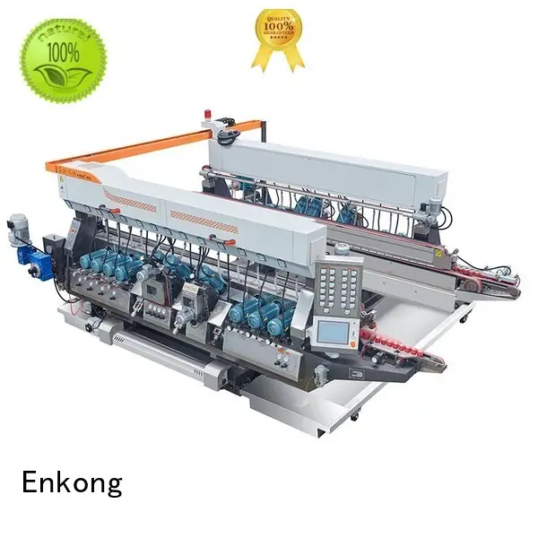 glass double edger straight-line production Warranty Enkong 1