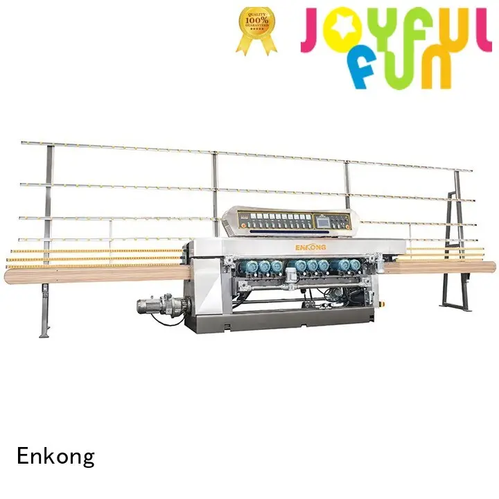 Enkong Brand beveling glass straight line glass beveling equipment 1